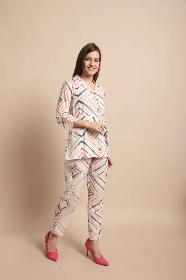 Women_S_Pure_Cotton_Printed_Collared_Top_And_Pant_Co_Ord_Set_White
