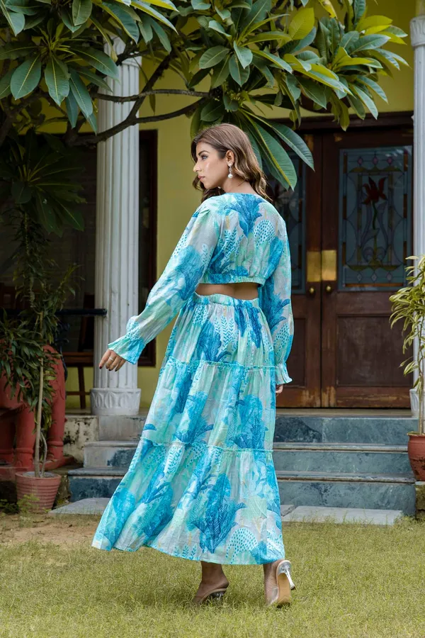 Women_S_Silk_Printed_V_Neck_Long_Bell_Sleeves_Tiered_Maxi_Dress_Gown