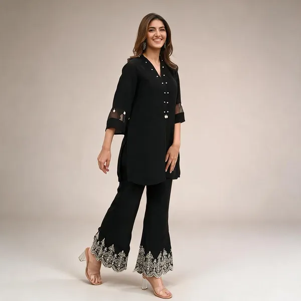Women_S_Cotton_Embroidered_Co_Ord_Set_Elegant_Summer_Two_Piece_Outfit_Black