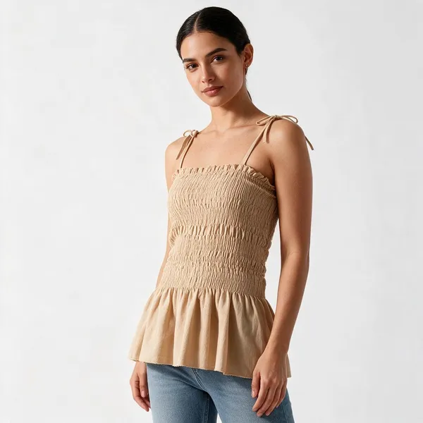 Women_S_Rayon_Solid_Casual_Summer_Style_Tie_Shoulder_Straps_Free_Size_Tank_Top_Cream