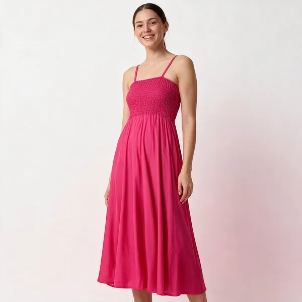 Women_S_Viscose_Rayon_Solid_Shoulder_Straps_Sleeveless_Flared_Gown_Drees_Pink