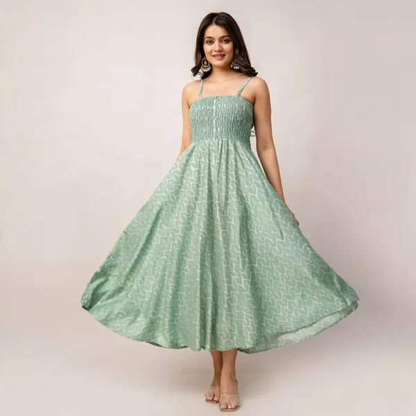 Women_S_Silk_Printed_Shoulder_Straps_Sleeveless_Anarkali_Gown_Drees_Green_Sui