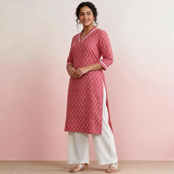 Women_S_Rayon_Printed_Straight_Kurti_With_Pant_Set
