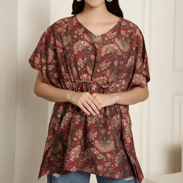 Women_S_Chanderi_Printed_Kaftan_Top_With_Bell_Sleeve_Dress_Multti_Color1