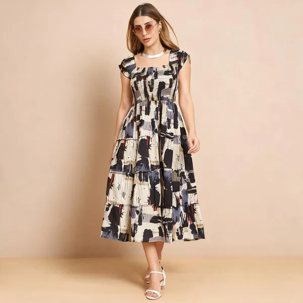 Women_S_Viscos_Rayon_Printed_Off_Shoulder_Midi_Dress_For_Summer_And_Casual_Wear