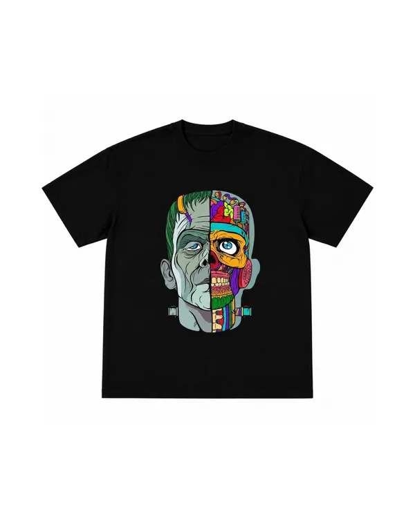 Black_Cotton_Oversized_Split_Reality_Graphic_Tee_For_Unisex