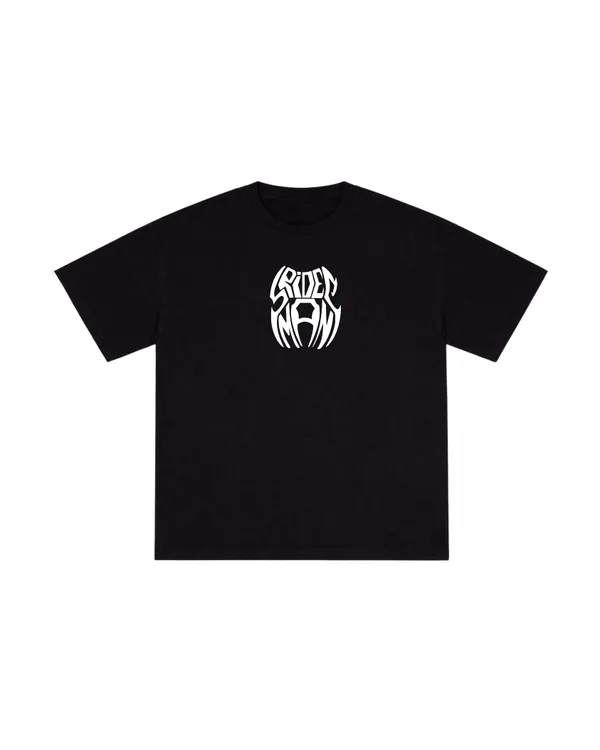Black_Cotton_Oversized_Spiderman_Graphic_Tee_For_Unisex