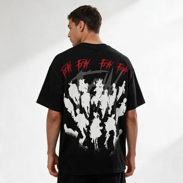 Black_Cotton_Oversized_Fe!N_Travis_Scott_Graphic_Tee_For_Unisex