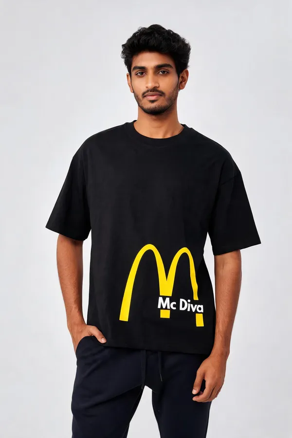 Black_Cotton_Oversized_Drop_Shoulder_Graphic_Tee_For_Unisex