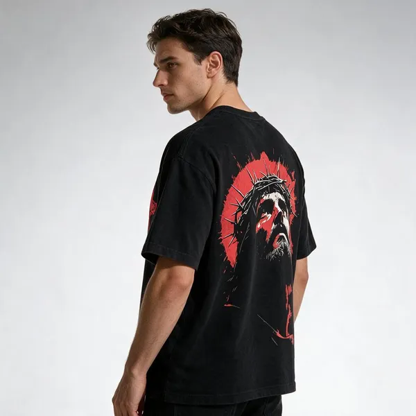 Black_Cotton_Oversized_Last_Man_Graphic_Tee_For_Unisex