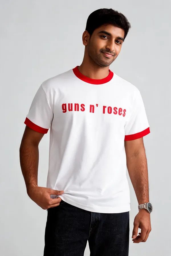 Black_Cotton_Ringer_Fit_Guns_N_Roses_Retro_Graphic_Tee_For_Unisex