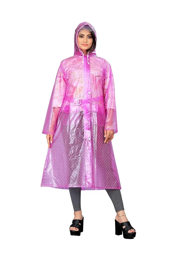 Women_Waterproof_Long_Sleeves_Transparent_Raincoats_Reusable_Water_Resistant_With_Hood_For_Women_Campaigning_Rainy_Season_Travel_Raincoat