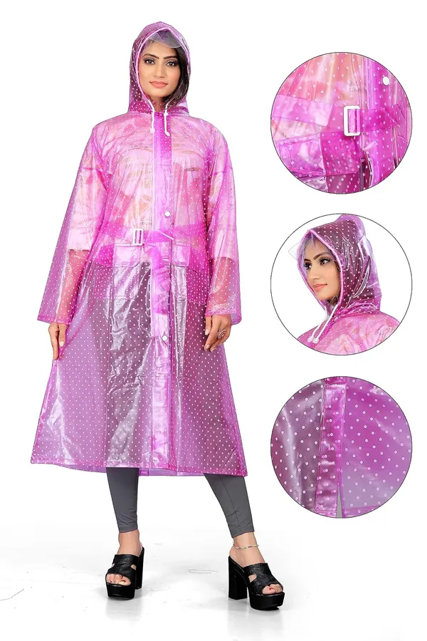 Women_Waterproof_Long_Sleeves_Transparent_Raincoats_Reusable_Water_Resistant_With_Hood_For_Women_Campaigning_Rainy_Season_Travel_Raincoat