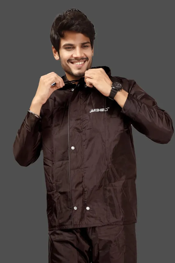 Product_Summary_Jakshield_Rain_Coat_For_Men_With_Adjustable_Hood_Polyester_Waterproof_Full_Sleeves_Top_And_Bottom_Set_Rainwear_Front_Zip_With_Snap_Button_Flap