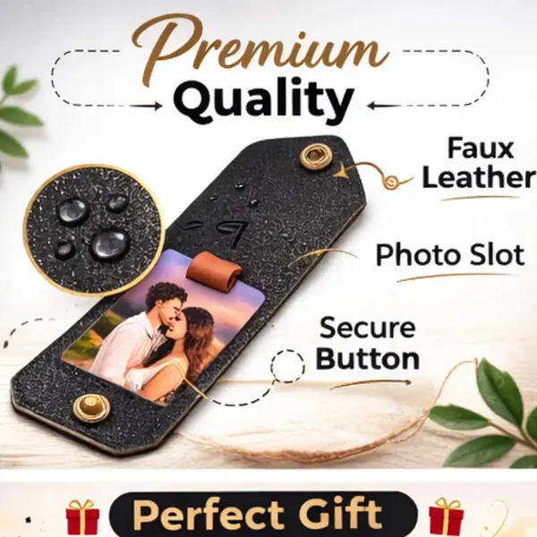 Black_Faux_Leather_Photo_Slot_Keychain_For_Everyone