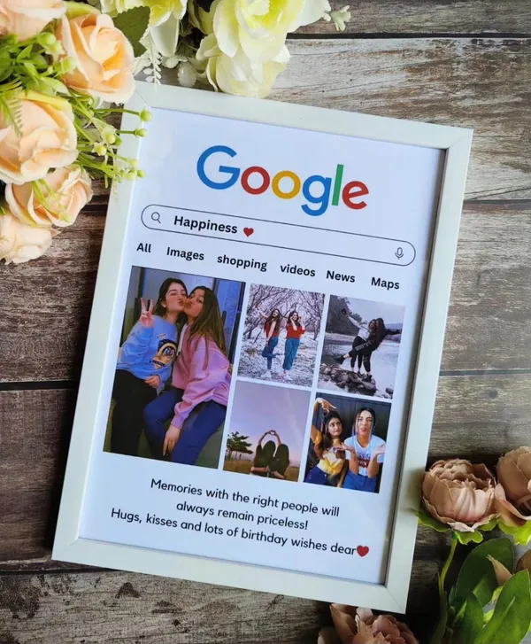 White_Google_Style_Friendship_Photo_Collage_Frame