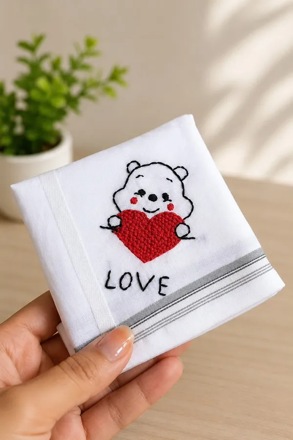 White_Embroidered_Bear_Love_Handkerchief