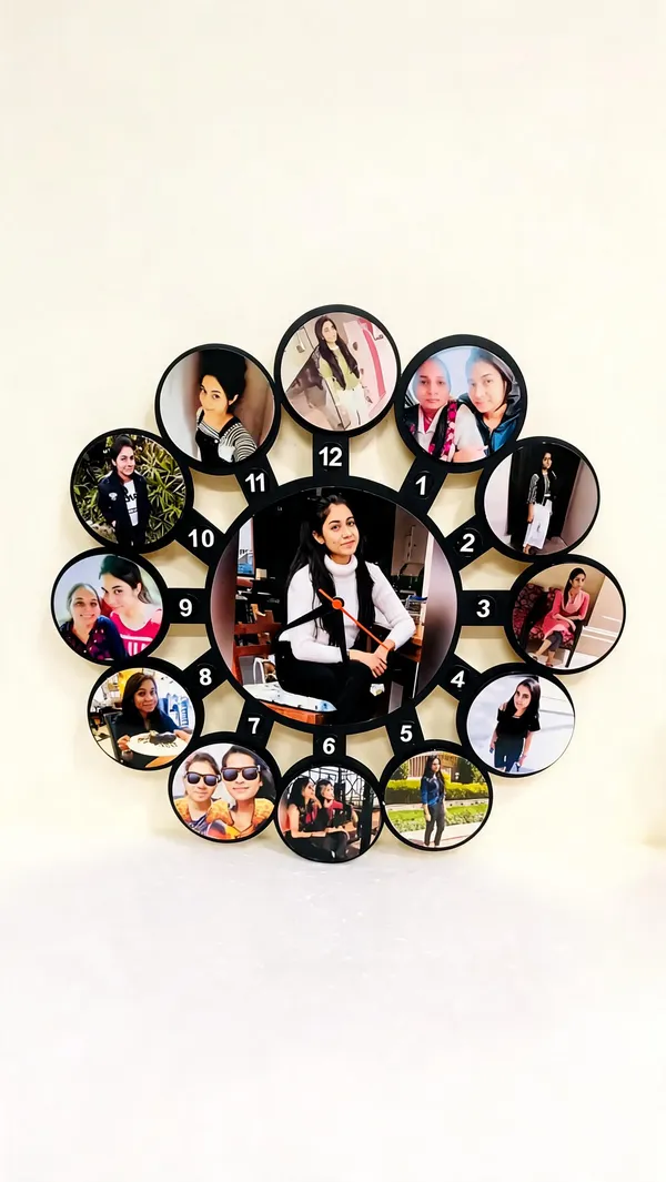 Black_Flower-Arrangement_Circular_Collage_Photo_Frame