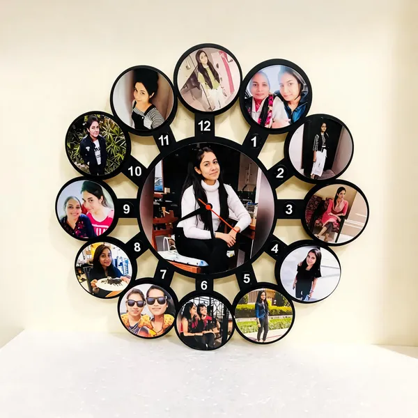 Black_Flower-Arrangement_Circular_Collage_Photo_Frame