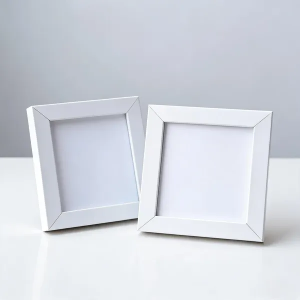 White_Plain_Rectangular_Photo_Frame_Set