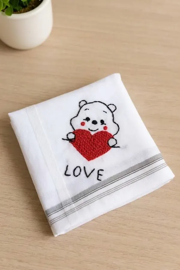 White_Embroidered_Bear_Love_Handkerchief
