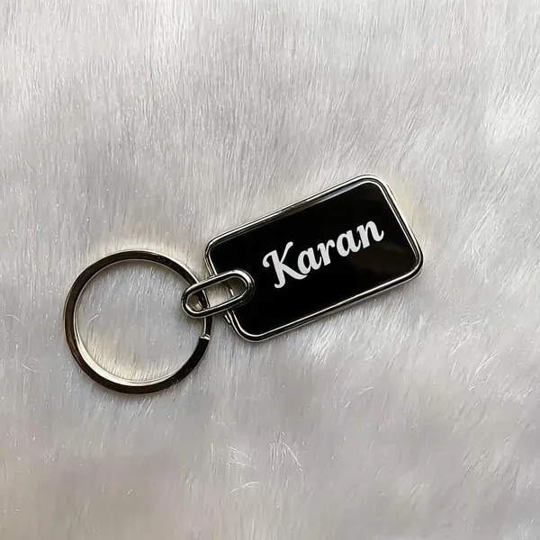 Black_Metal_Personalised_Rectangular_Keychain