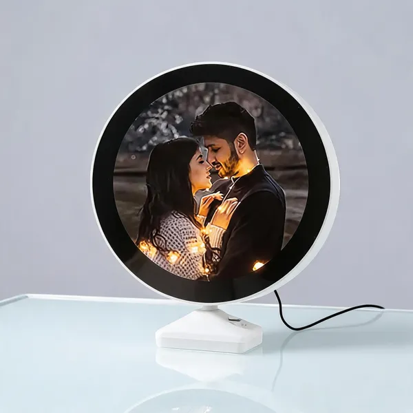 White_Circular_LED_Photo_Table_Lamp