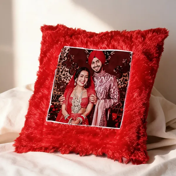 Red_Shaggy_Square_Photo_Print_Cushion