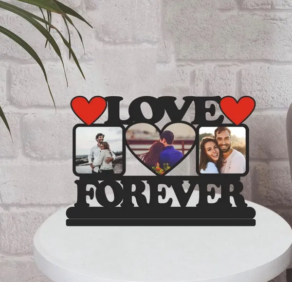Black_Love_Theme_Three_Photo_Tabletop_Frame