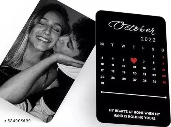 Black_Personalized_Photo_Calendar_Plaque
