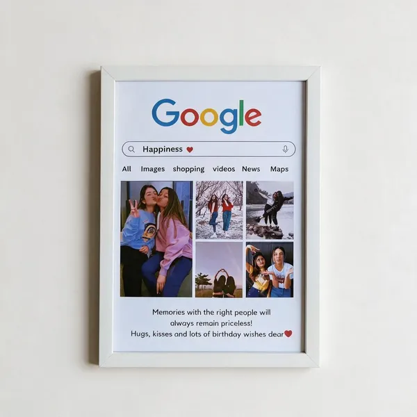 White_Google_Style_Friendship_Photo_Collage_Frame