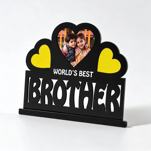 Acrylic_Black_Brother-Themed_Heart_Photo_Tabletop_Frame