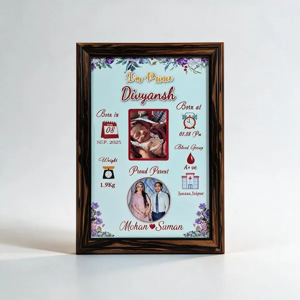 Wooden_Personalized_Floral_Birth_Announcement_Photo_Frame
