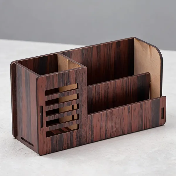 Wood_Dark_Grain_Multi-Compartment_Desk_Organizer