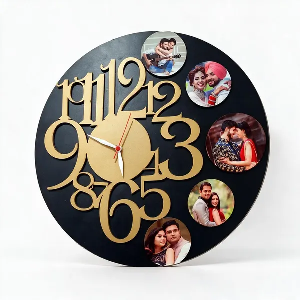 Photo_Collage_Decorative_Wall_Clock