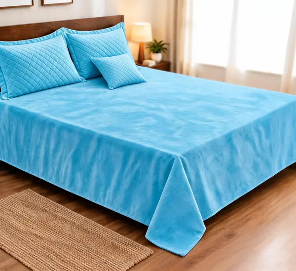 Blue_Solid_King_Size_Bed_Sheet_Set