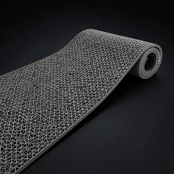 Grey_Rubber_Mesh_Pattern_Anti_Slip_Floor_Mat