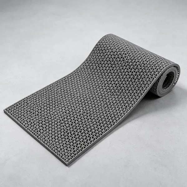 Grey_Rubber_Mesh_Pattern_Anti_Slip_Floor_Mat