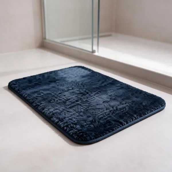 Textured_Solid_Blue_Bathroom_Floor_Mat