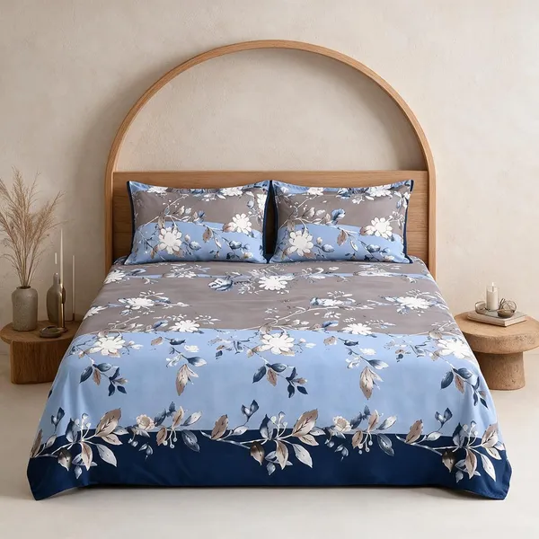 Floral_Print_Fitted_Bed_Sheet_Set