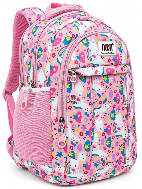Girls_Unicorn_Print_School_Backpack
