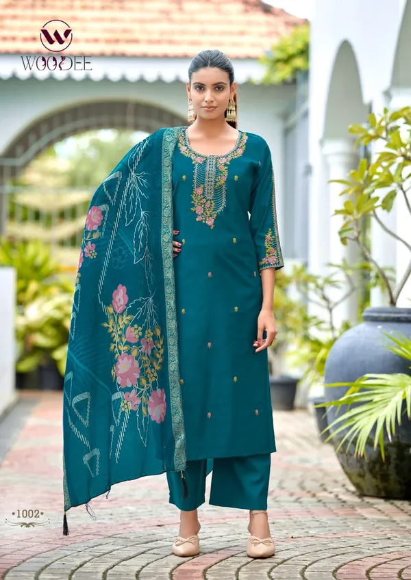 Teal_Blue_Viscose_Straight_Embroidered_Kurta_Suit_Set_For_Women