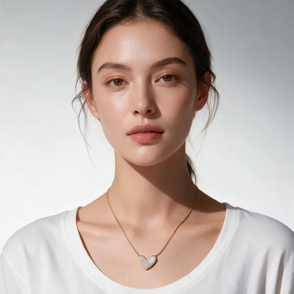 18k_gold-plated_white_Heart_Pendant_Necklace_for_Women