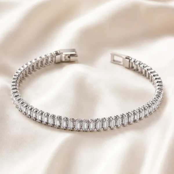 Silver_Tone_Baguette_Stone_Bracelet_for_Women