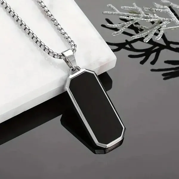 Black_Geometric_Pendant_Necklace_for_Men