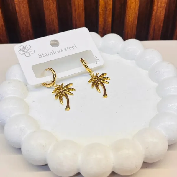 Gold_Stainless_Steel_Palm_Tree_Earrings_for_Women