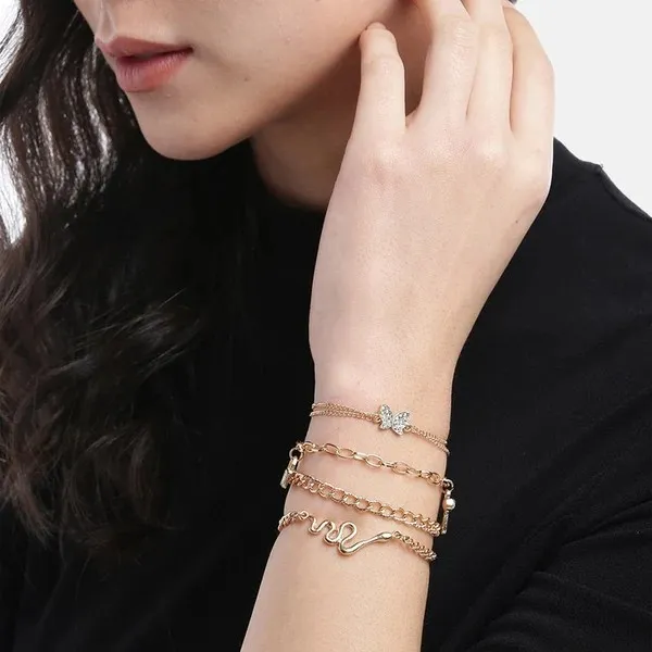 Gold-Tone_Layered_Bracelet_Set_for_Women