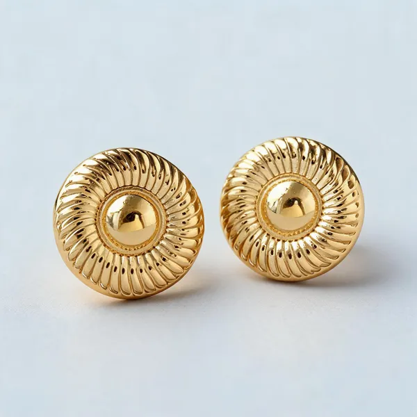 18k_Gold_plated_Metal_Round_Stud_Earrings_for_Women