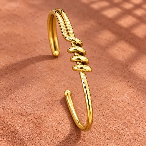 Gold_Tone_Knot_Design_Open_Cuff_Bracelet