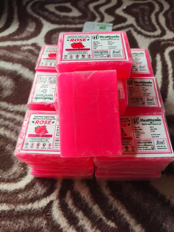 Healthymim_Rose_Glycerin_Coconut_Oil_Handmade_Soap